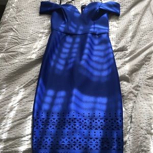 Royal blue dress